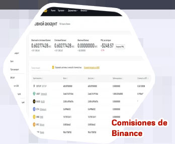 Comision btc binance